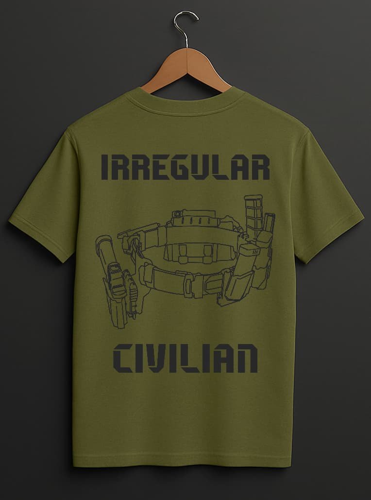 DTC Irregular Civilian Oversized T-Shirt - Image 5