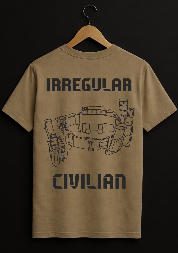 DTC Irregular Civilian Oversized T-Shirt - Image 3