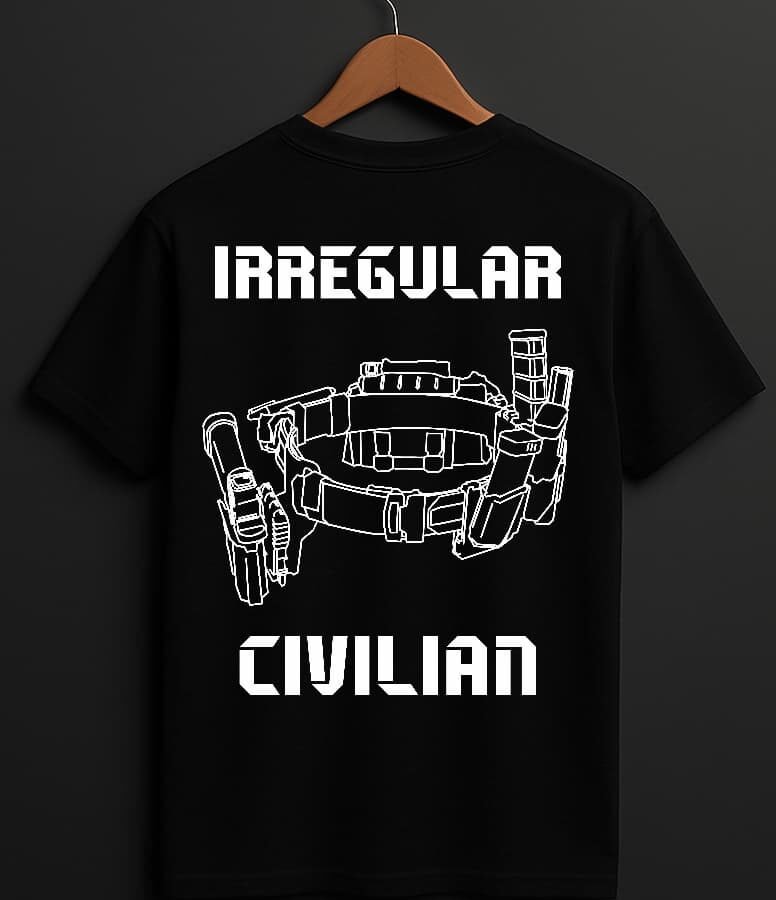 DTC Irregular Civilian Oversized T-Shirt
