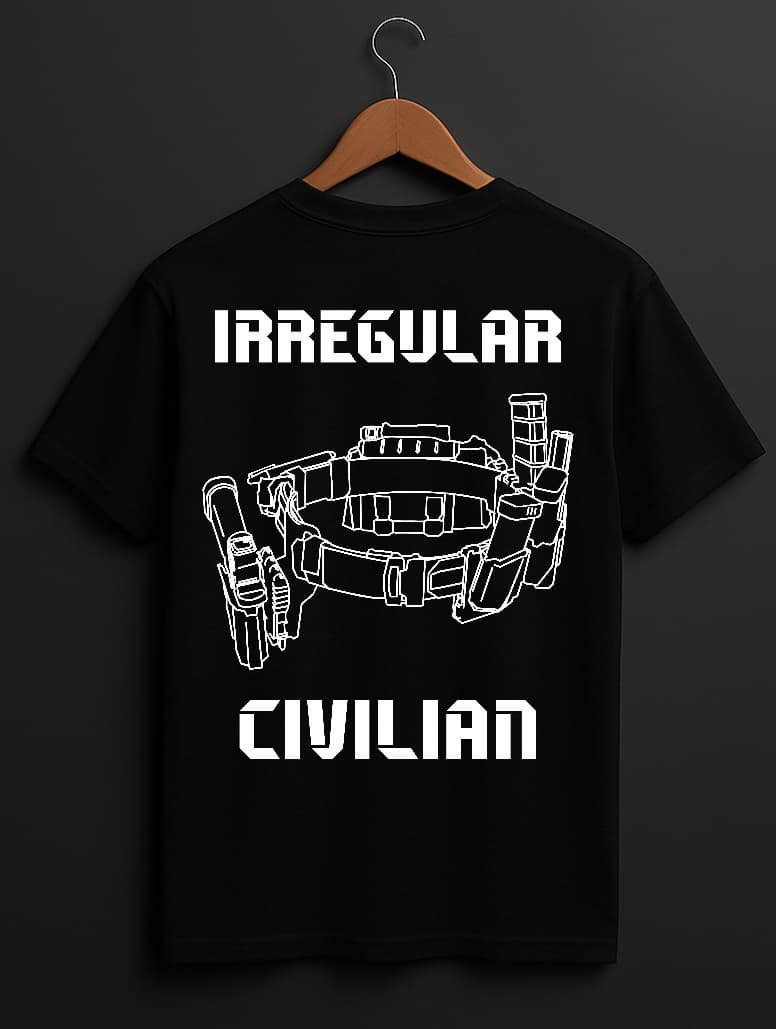 DTC Irregular Civilian Oversized T-Shirt